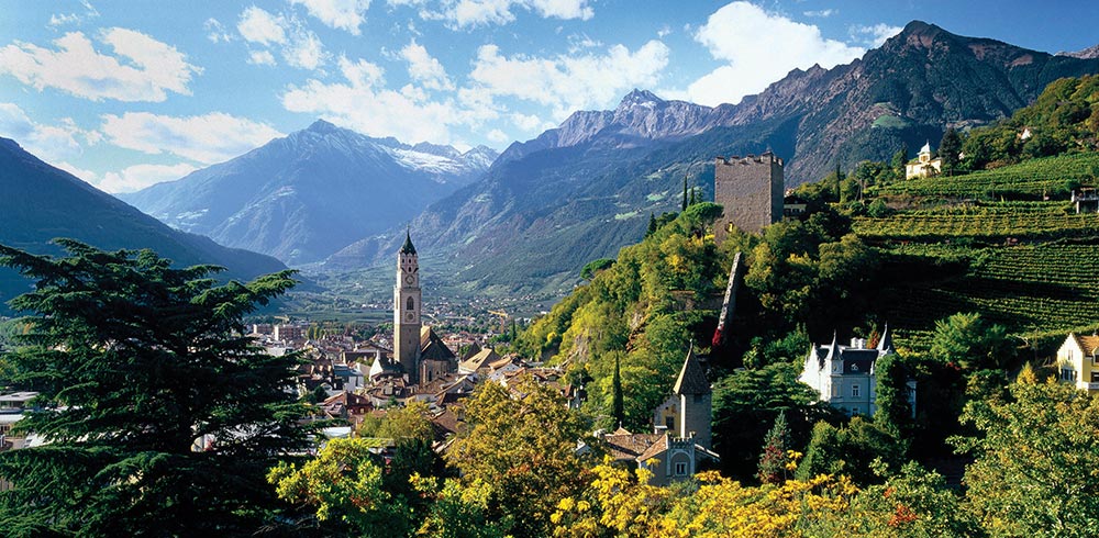 Blick über Meran